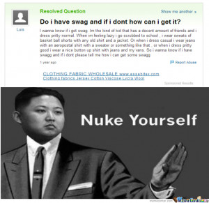 This Swag Fag Stupidity Meme Center