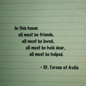 St Teresa Of Avila Quotes. QuotesGram