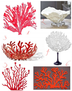 coral objects inspired