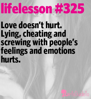 Love doesn't hurt.