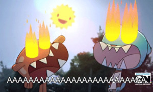 Gumball & Darwin’s Eyes Are On Fire In The Not So Amazing World Of ...