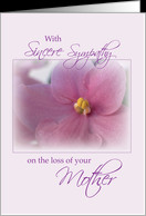 Sympathy Loss of Mother card - Product #527721