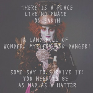 Mad Hatter Quotes Tumblr Mad hatter quo