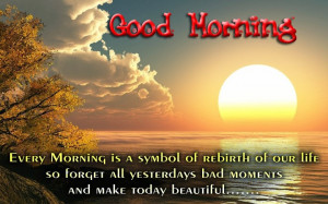 Good Morning quotes for Facebook status