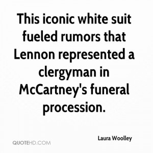 This iconic white suit fueled rumors that Lennon represented a ...