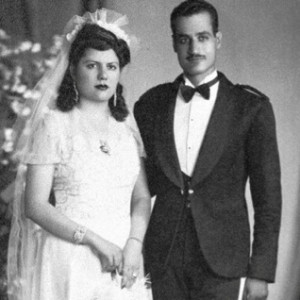 President Nasser and wife, back in an era when the idea