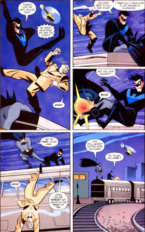 Fugate starts to stomp on Batman's desperately grasping fingers until ...