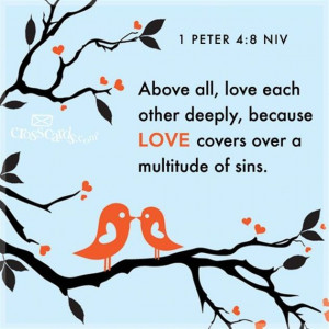one quotes this bible verse? It preaches acceptance and love, not hate ...