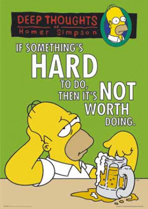 Homer Simpson Quote