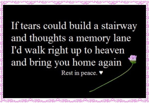 Death, Grief, Rest in Peace Quotes