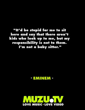 The real slim shady standing up. Eminem on his rapping #music #quote # ...