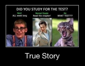 ... people: Read the chapter!Me: What test???True story Funny Quote