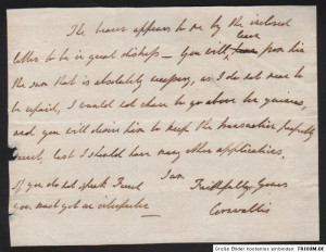Details about ALS Lord CORNWALLIS 1738-1805 surrendered at YORKTOWN ...