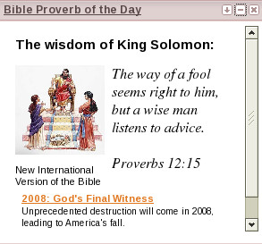 Bible Proverb of the Day - NIV (Keep On Seeking)