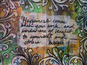 More fun with spray inks and rubons. These happen to be 8 year old ...