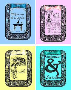 Vintage-inspired-Alice-in-Wonderland-quotes-tea-bag-envelopes-party ...
