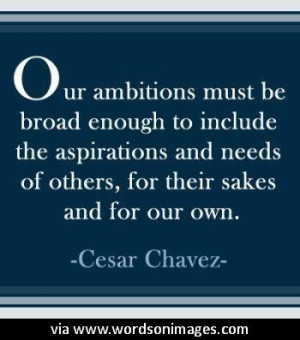 Quotes by cesar chavez