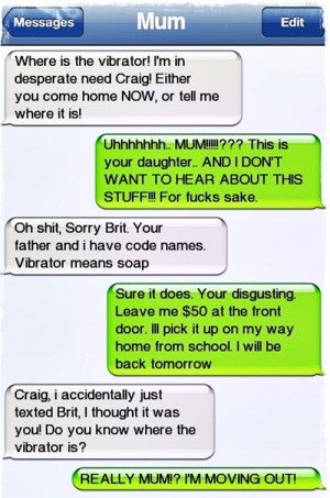 Father Sends A Text By Accident , Haha