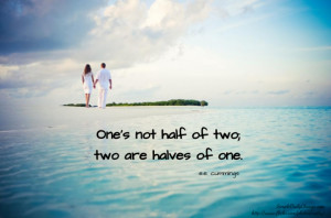 One’s Not Half of Two