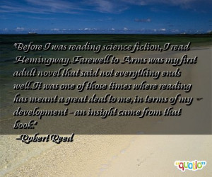 Before I was reading science fiction, I