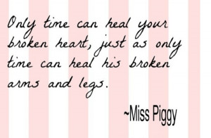 Time heals everything… lol