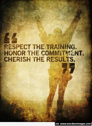 Respect the training quote