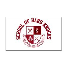 School of Hard Knocks Sticker (Rectangle) for