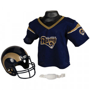 Youth Football Helmet and Jersey