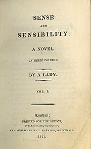 Sense and Sensibility by Jane Austen.