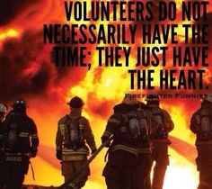 Volunteer Firefighters #VolunteerFirefighter #Firefighter More