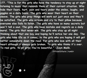 Quote from Zayn Jawaad Malik :)
