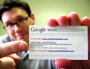 ... is a business card for you? Please share your comments with us