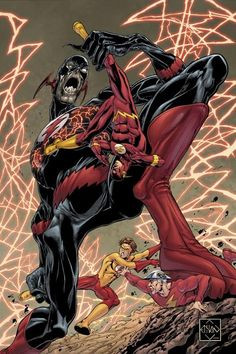 The Flashes vs Reverse Flash by Ethan Van Sciver More
