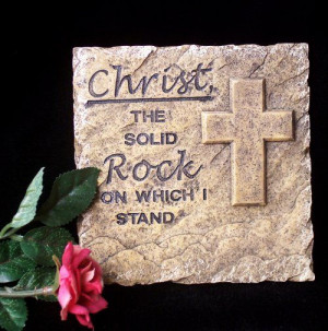 ... Rock I stand, all other ground is sinking sand. / BIBLE IN MY LANGUAGE