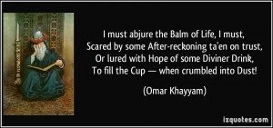 Life, I must, Scared by some After-reckoning ta'en on trust, Or lured ...