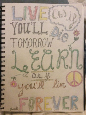 Sketchbook quotes by Emily Swenson