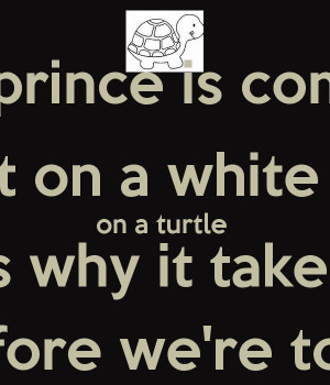 my-prince-is-coming-but-not-on-a-white-horse-on-a-turtle-thats-why-it ...