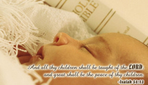 Christening - Taught Of The Lord Ecard