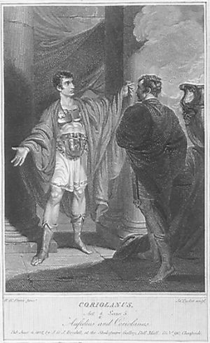 Act IV, Scene 5: Meeting of Coriolanus and Aus...