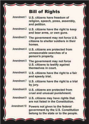 Constitution Amendments 1 - 10: History, Politics, Gods Blessed, Stuff ...