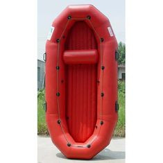 Red Commercial 0.9mm PVC Tarpaulin Inflatable Raft Boat, Inflatable ...