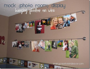 Fun Way to Display Your Family Photos