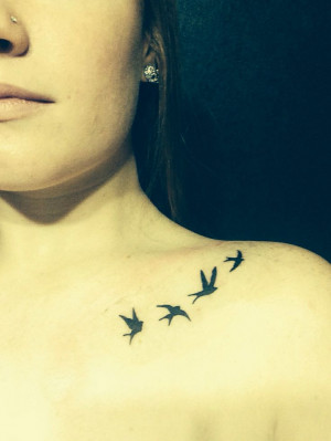 Flight is freedom ~ Bird tattoo