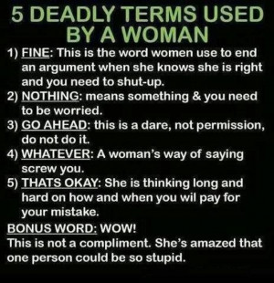 What women really mean