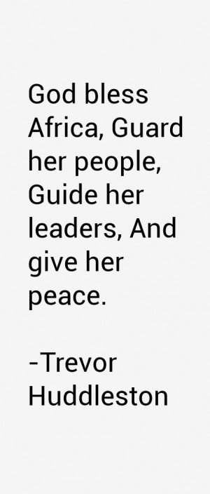 View All Trevor Huddleston Quotes