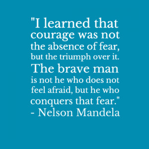 The problem with being brave