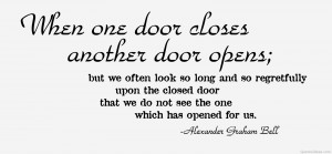 Door life quote Alexandra Graham
