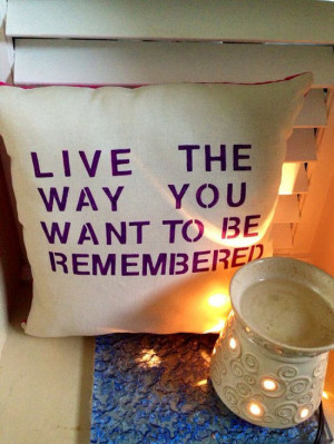 Inspirational Quote Pillow ?