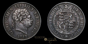 George III '1818' Halfcrown 023371