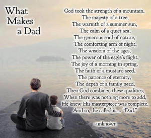 Sharing nice quotes from the NET - special father's day